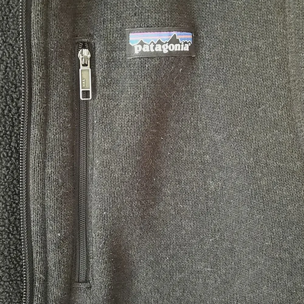 Patagonia Mens Better Sweater XXL Vest Full Zip Black
